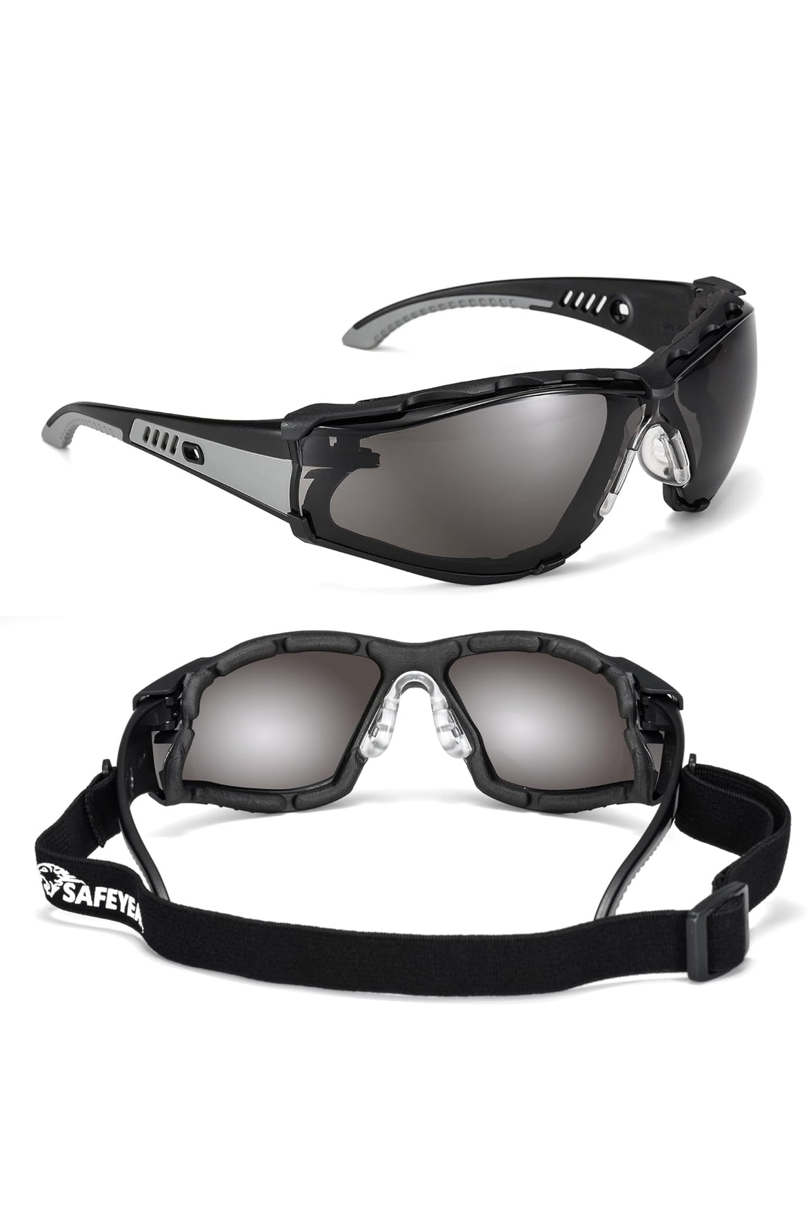 Clear Safety Glasses – Anti-Fog, UV400, Impact & Scratch Resistant (EN166 Certified)
